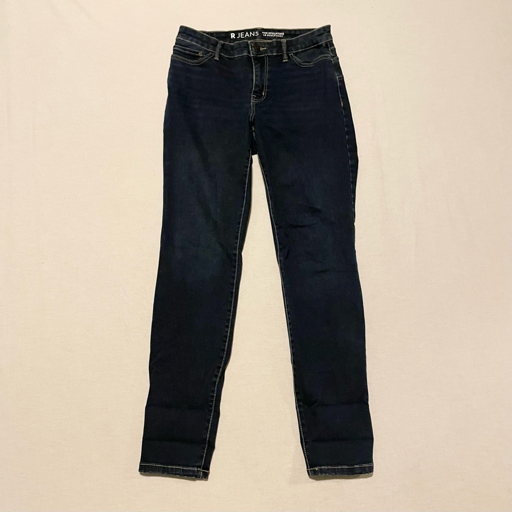 R Jeans Sculpting Skinny Jeans Size 27P Stretch Cotton Blend
